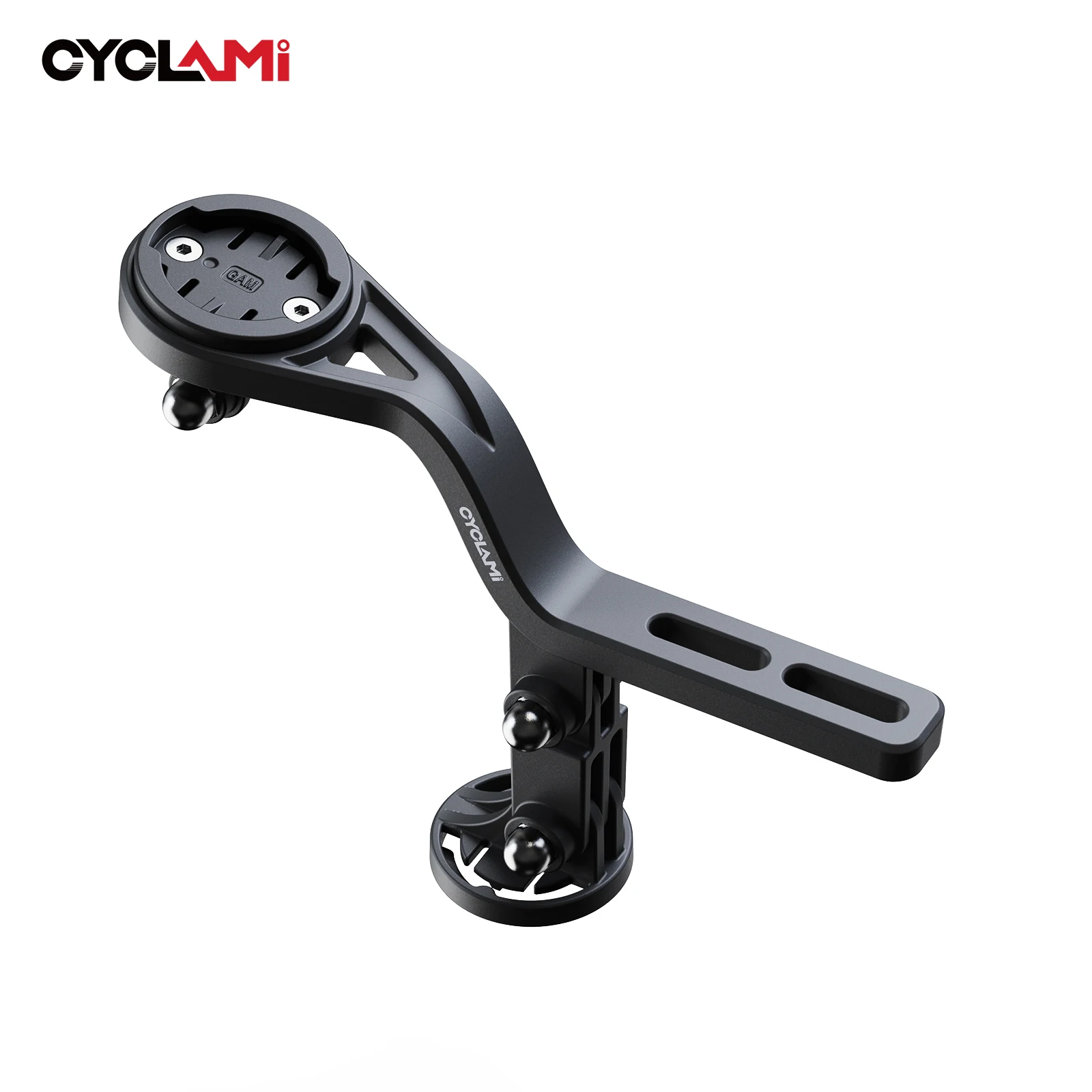 CYCLAMI Fahrrad-Vorderlicht-Halterung Fahrradcomputer-Halter Lenkeraufsatz-Halterung für Wahoo Bryton Garmin Halterung