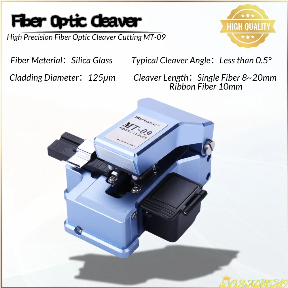 Fiber Optic Cleaver MT-09 Fiber With Blade Cable FTTT Optic Knife Tools Cutter High Precision Cleaver Cutting