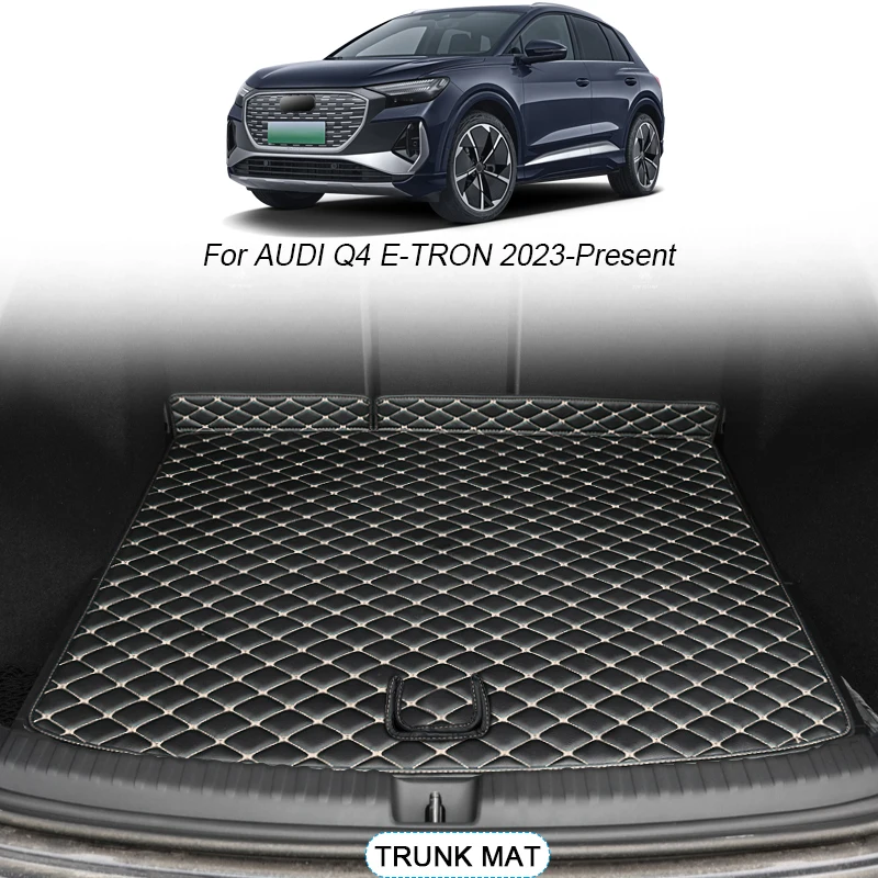 

For AUDI Q4 E-TRON 2023-2025 Custom Car Styling Trunk Main Mats Waterproof Anti Scratch Non-slip Cover Internal Auto Accessory