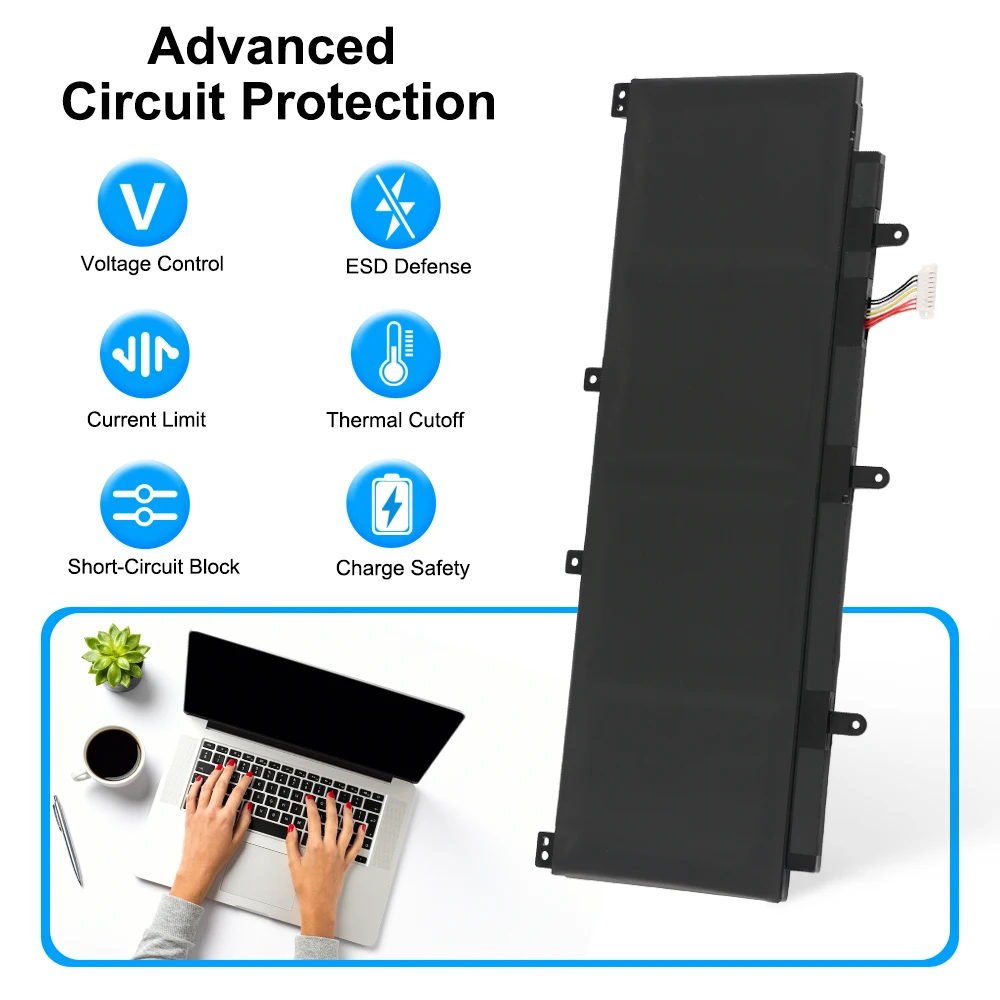 KingSener Replacement C41N2009 Battery For ASUS ROG Flow X13 PV301 PV301QH GV301 GV301Q GV301QC GV301QE GV301QH GV301RA GV301RC