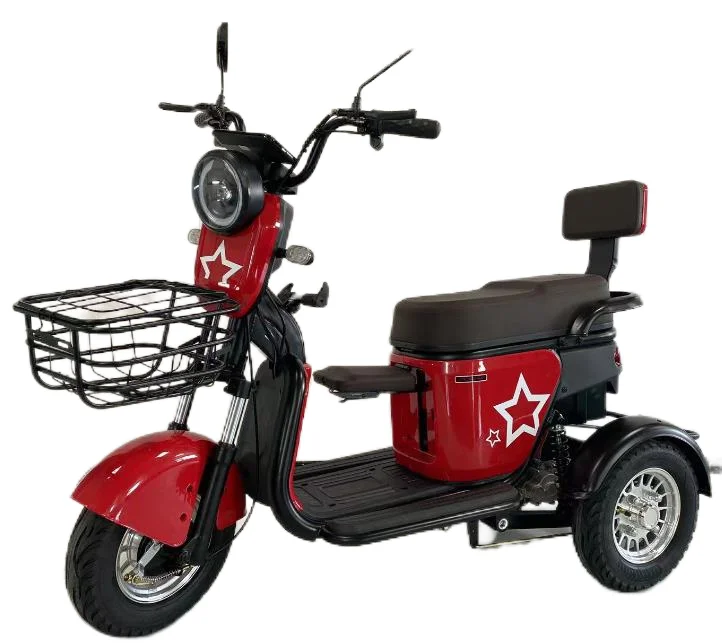 Laris Baterai 60V Becak Kota Listrik 600W Tahan Lama Remote Control Ganda Nyaman Digunakan Rangka Baja Harga Murah