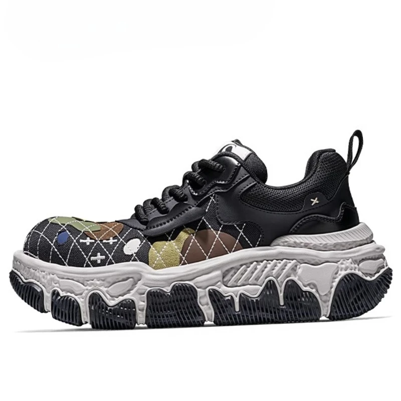 

Милый клоун, оригинальный дизайн, модная модная обувь, увеличивающая рост, мужская и женская уличная спортивная обувь, дышащая повседневная обувь