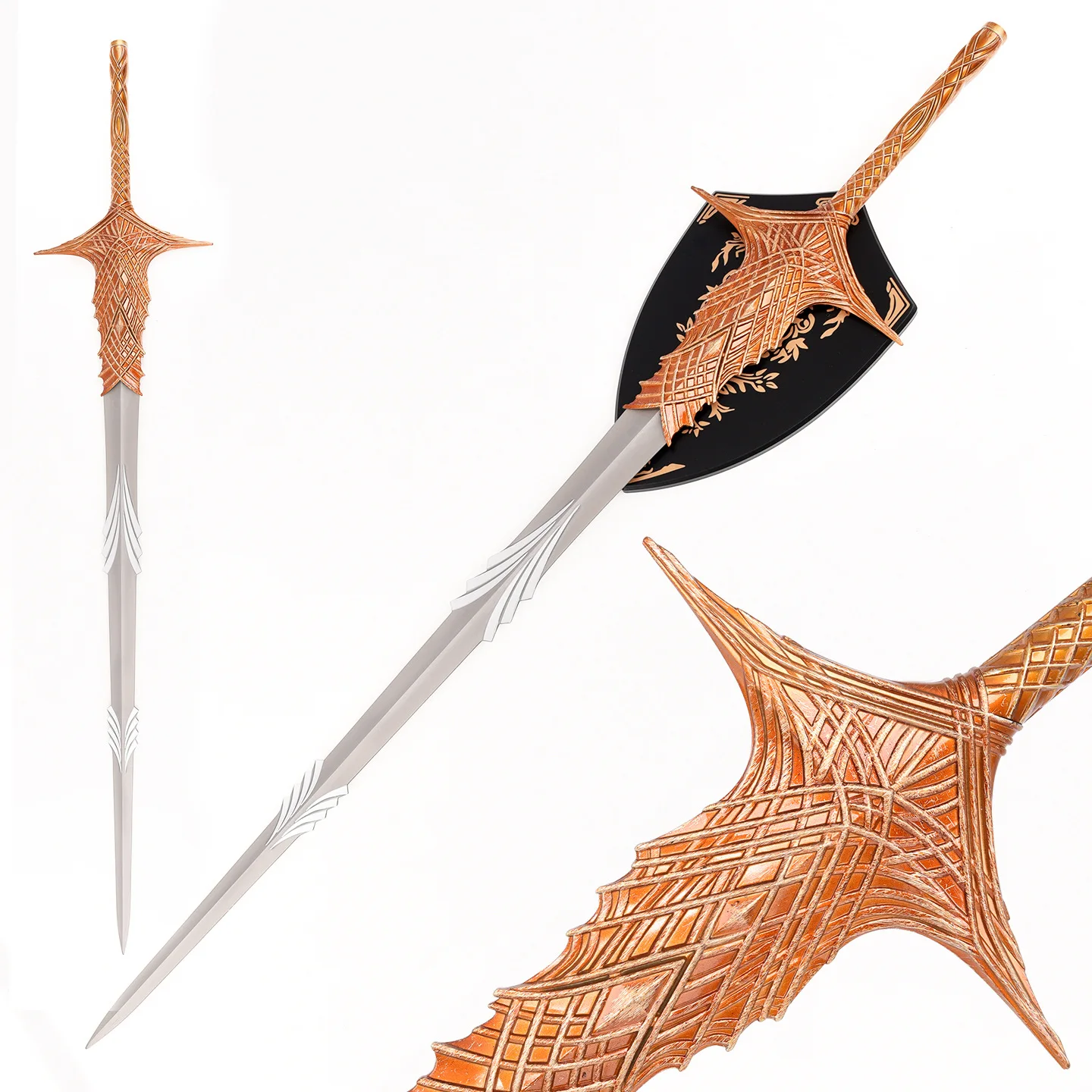 In Stock 132cm Elden Ring Game Peripheral Leda's Sword Metal Crafts Desktop Ornaments Collection Model Cosplay Restoration Toy