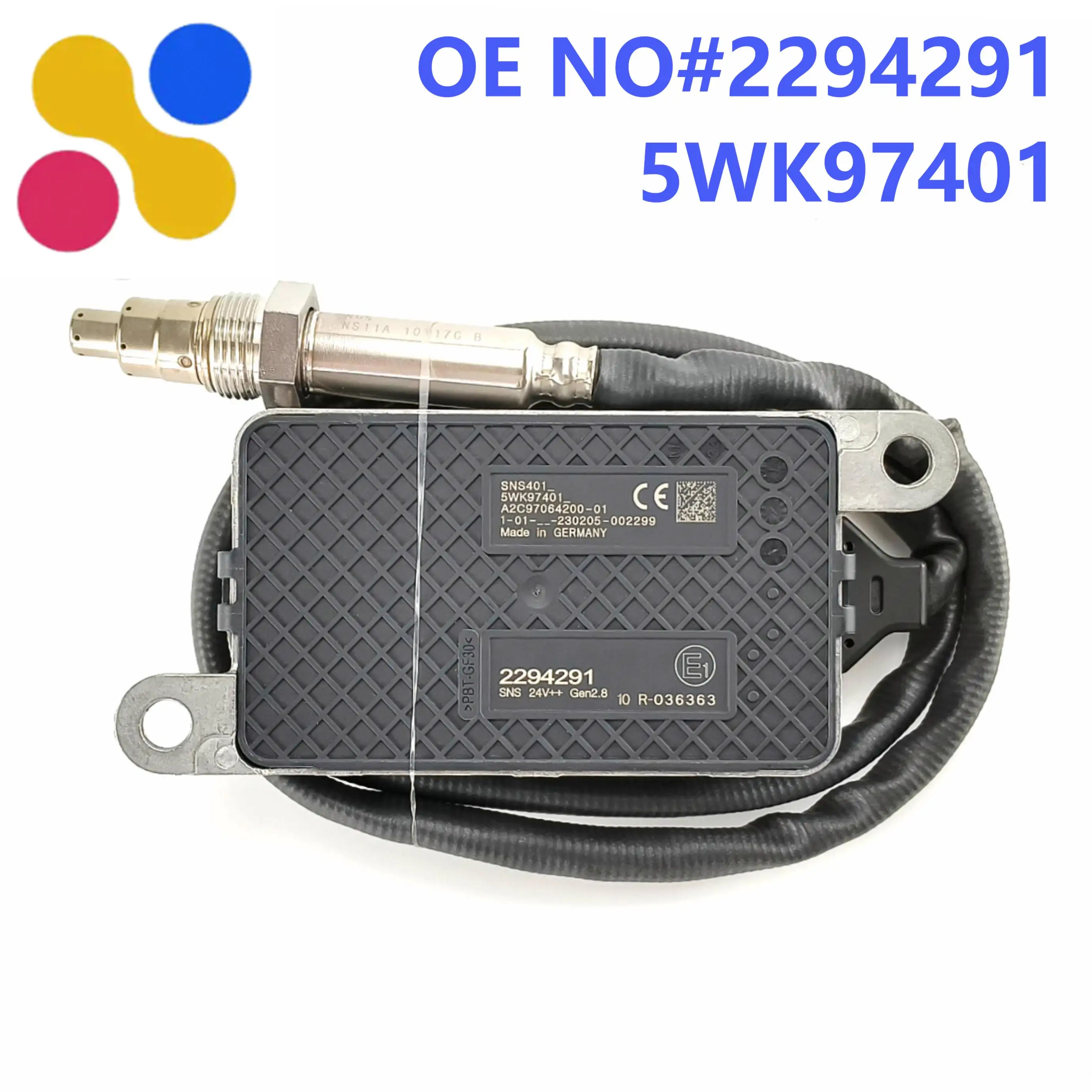 

5WK97401 2294291 High Quality Probe NOX Nitrogen Oxygen Sensor for Scania 5 6 Series P Trucks 2004-2010 2064769 2247381 2296801