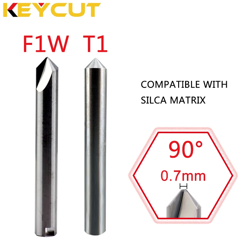 

SILCA Cutter F1W T1 90° 0.7mm Fits SILCA MATRIX Key Duplicating Machine Aftermarket Locksmith Tools