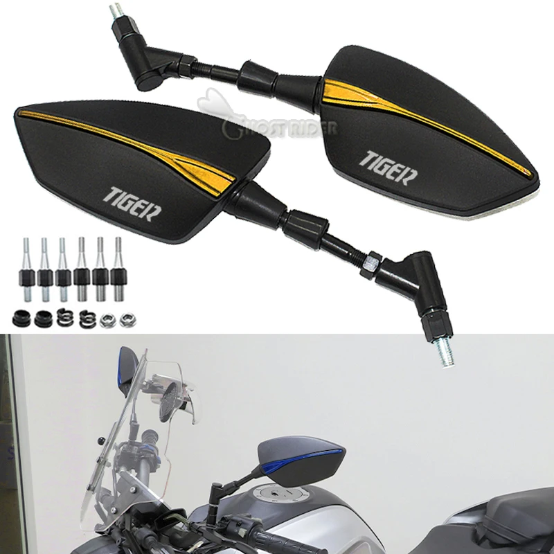 For Tiger 800 900 GT PRO Rally Explorer 1200 1200 XCA 1050i 955i 800 XC Motorcycle Side Rear View Rearview Mirrors