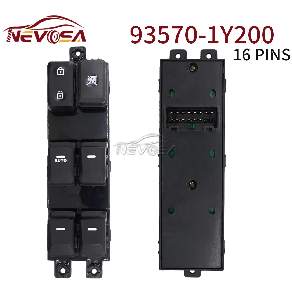 For Kia PICANTO 2011-2016 93570-1Y200 93570-1Y960 Power Window Control Switch Button Lock Car Parts 935701Y500 93570-1Y100