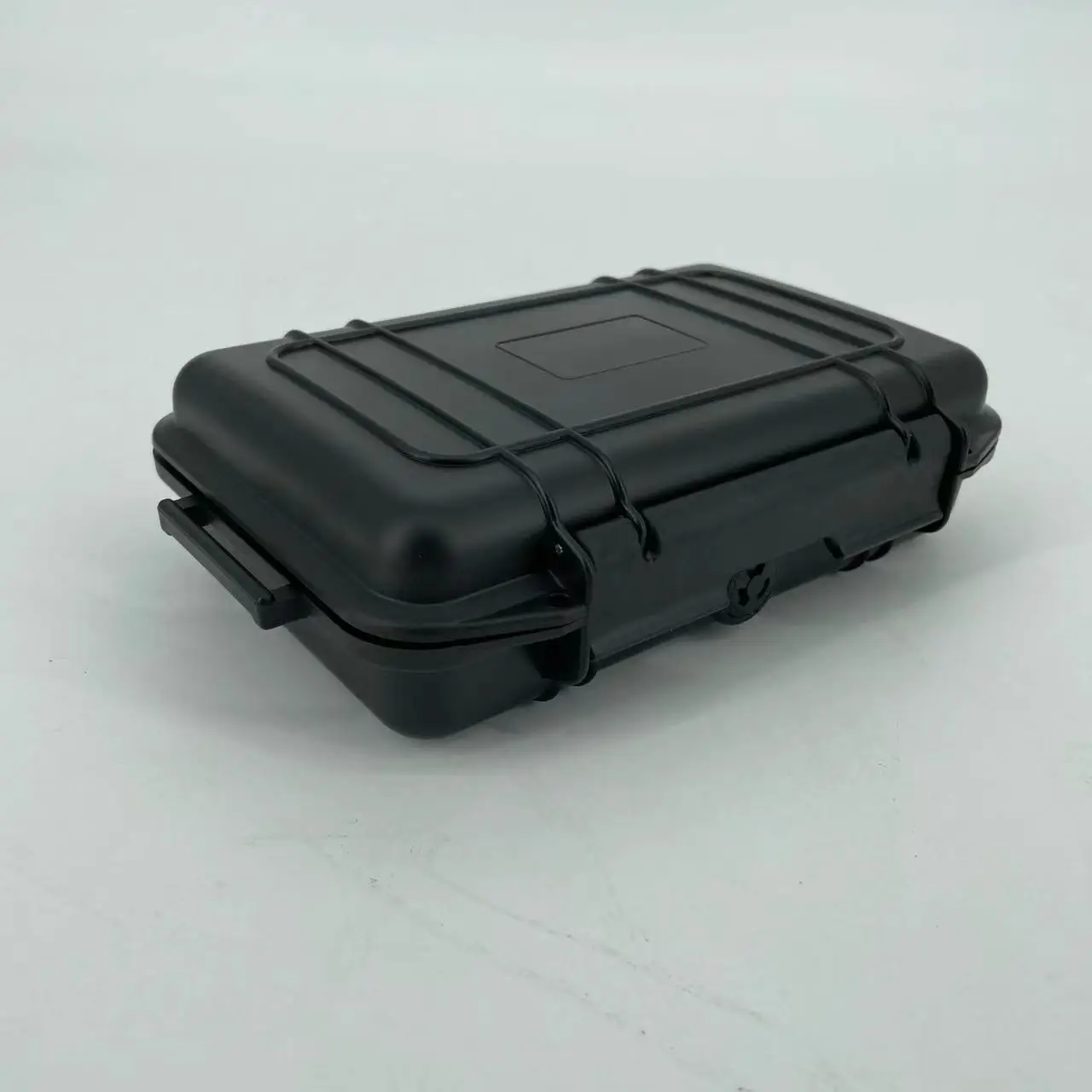 DPC009 High-end PP Material Waterproof Watch Case Protective Plastic Hard Shell Carrying Watch Case with 2 Slots