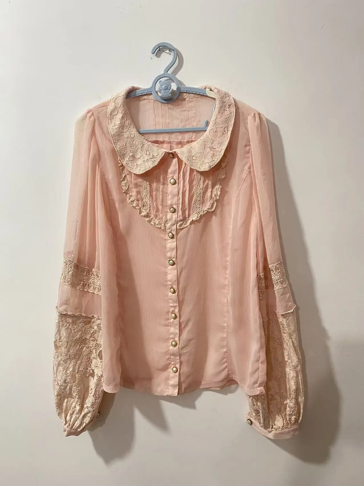 Pink Lace Sleeve