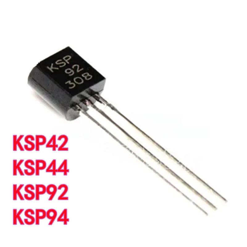 20 قطعة الترانزستورات KSP42 A42 KSP44 A44 KSP92 A92 KSP94 NPN/PNP الترانزستورات TO-92