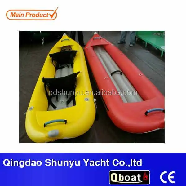 Whitewater cheap inflatable kayak fishing kayak Cheap Life Jacket Double Kayak For Sale