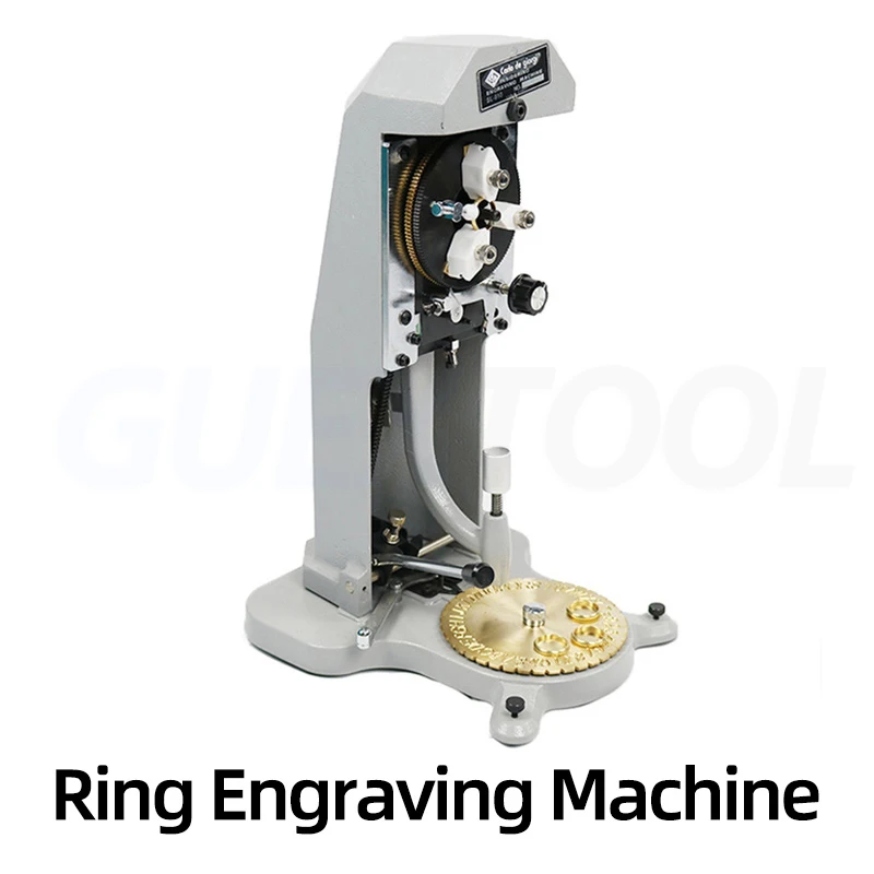 Inside Ring Engraver Stamper Gold Silver Jewelry Making Engraving Machine Two Faces Standard Letter Block Dial Plotter