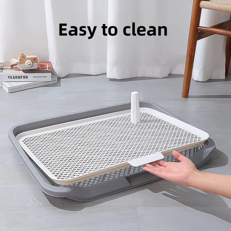 Dedicated Flat Dog Toilet For Small And Medium-Sized Breeds - Leak-Proof PC Material Pee Tray - Easy-to-Clean Design