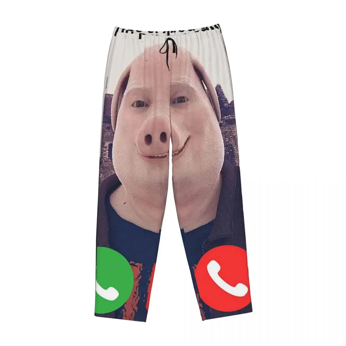 Custom John Pork Women Pajama Pants Lounge Sleep Sleepwear Bottoms with Pockets