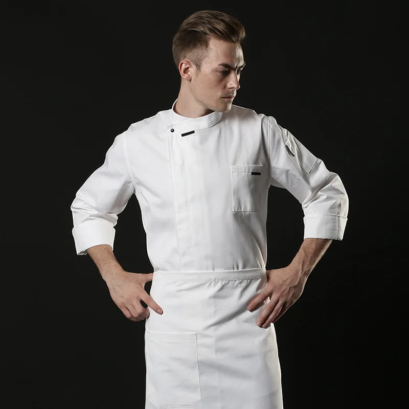 Chef Overalls Long Sleeve Hotel Western Clothes Restaurant Kitchen Tooling Baking Pastry Autumn and W