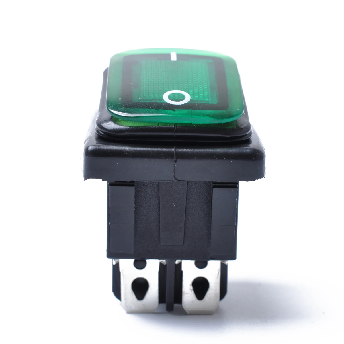 

4 Pin Waterproof Car Boat Rocker Switch Silver Terminal 12V Dust Proof Low Pressure Round Joystick Yellow LED