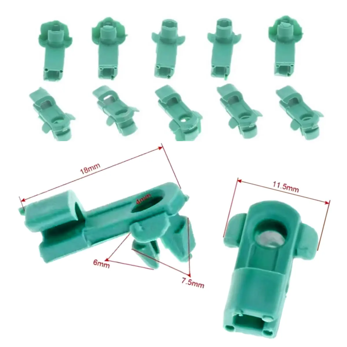 50/100/500x DOOR HANDLE ROD CLIPS FOR HONDA ACCORD CRV CRX CIVIC ACURA NSX MDX INTEGRA R ETC 72116-SV4-003 72116SV4003