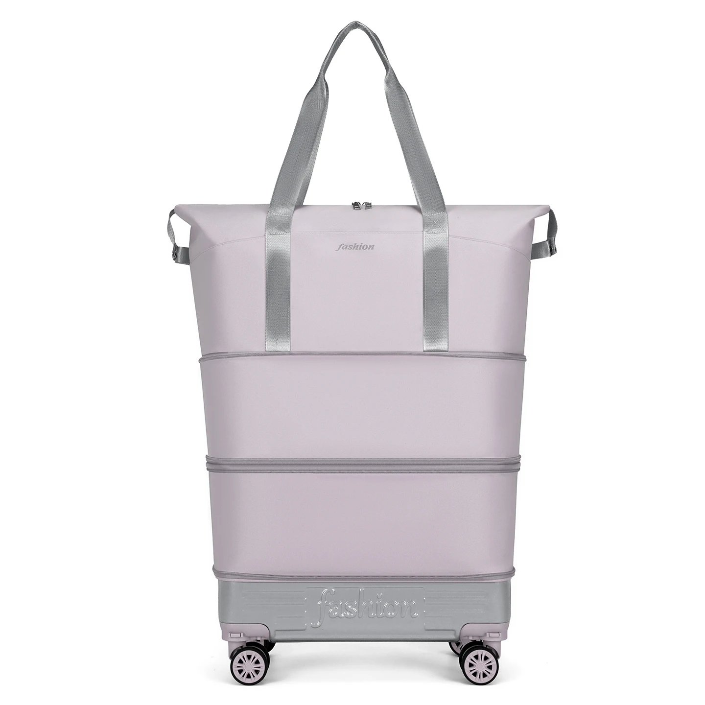 Universelle Reisetasche mit Rollen, geräumige Tasche für Damen, faltbare Trolley-Tasche, Einkaufstasche für Studenten. – Detail 13