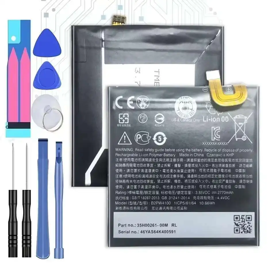 

Mobile Phone Battery 2770mAh Long Lasting For Htc Google Pixel Nexus S1 B2PW4100 Pixel Reliable Replacement