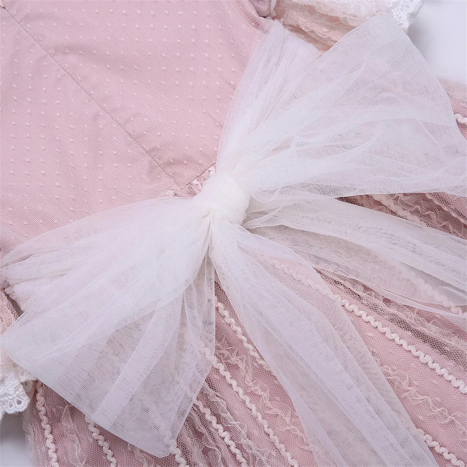 Pettigirl Cute Girls Kids Summer Pink Flowers Dresses for Children Brother Sister Family Matching Outfits form 2 to 12 Years Old