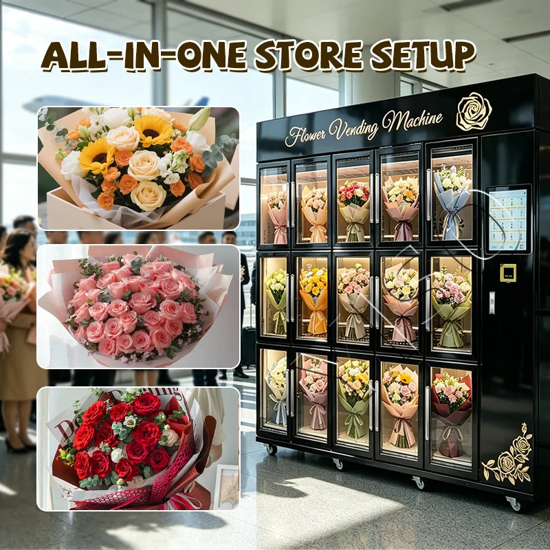 Factory Price Flower Vending Machine China Commercial Smart Multifunctional Flower Vending Machine Fresh Flower Vending Machine