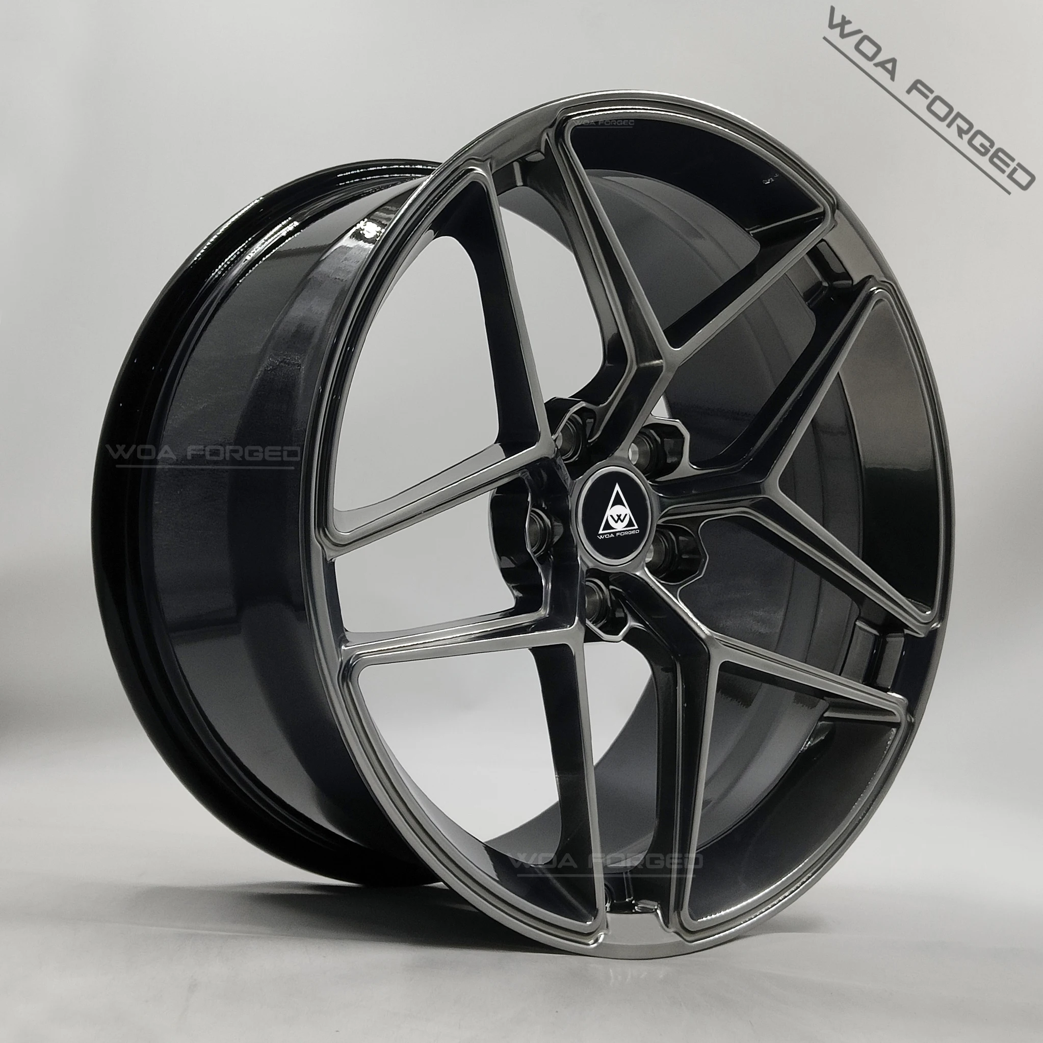 حار بيع مخصص مزورة 18-26 بوصة عجلات سيارة سبيكة عالية الجودة FF11 خمسة تكلم عجلات رياضية 5x108 5x120 عجلات حافة الألومنيوم