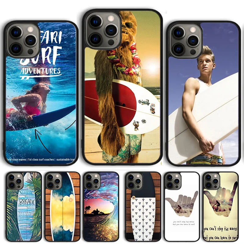 Surfer Surf Hang Loose Shaka Phone Case Cover For iPhone 15 16 14 13 11 12 Pro Max mini XS Max XR Plus Back Coque shell