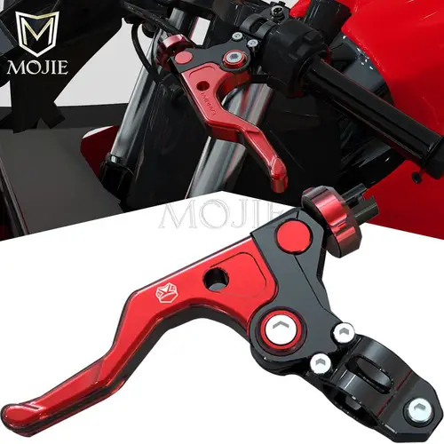 Imagen 1 del producto Palanca de embrague de trucos cortos para motocicleta, palancas de embrague de dedo para Honda GROM CBR 600 F2 F3 F4 F4i CBR954RR NC750S NC750X NC 700 S/X 1