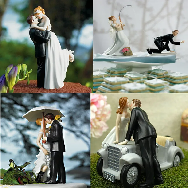 

The Look of Love Bride and Groom Couple Figurine wedding cake topper