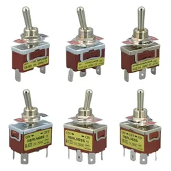 Uniteelec-REALNESS Toggle Switch  R/ZH-ZH-1021/1121/1122/1221/1322/1321 2pins/3pins/6pins Silver Contacts 15A 250V