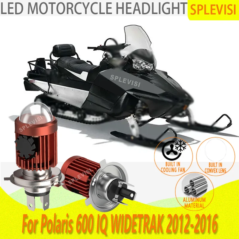 

LED Motorcycle Light - Faster Cooling IP67 Waterproof For Polaris 600 IQ WIDETRAK 2012 2013 2014 2015 2016 Yellow/White Light