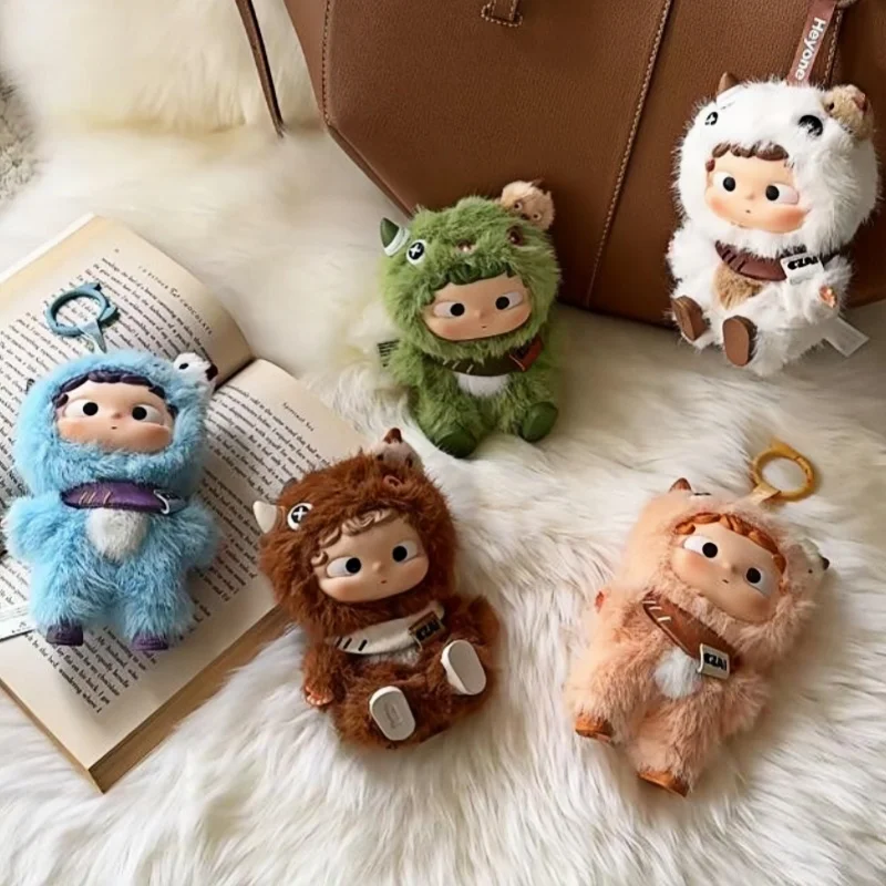 

100% натуральная эмоциональная призма Heyone, серия, плюшевая слепая коробка, подвесная сумка, виниловая плюшевая милая игрушка, подарок на день рождения для девочки