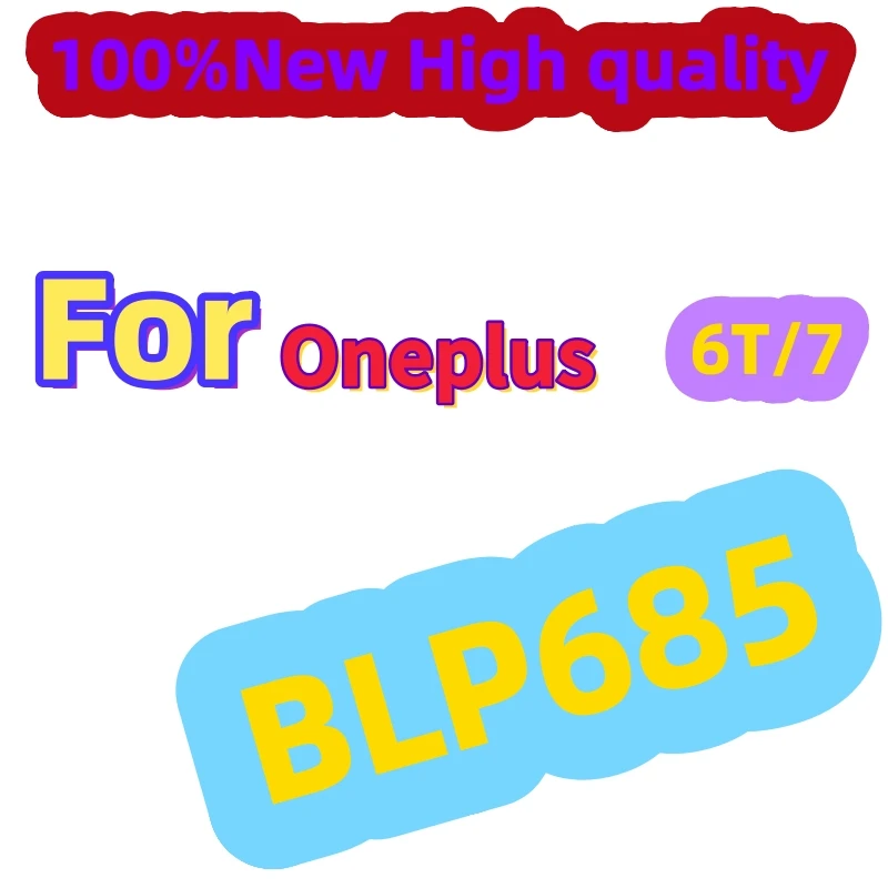 2026 Years 100%New High quality Battery BLP685 For OnePlus 7 6T A6010 3700mAh Mobile Phone Battery Bateria+Free tools