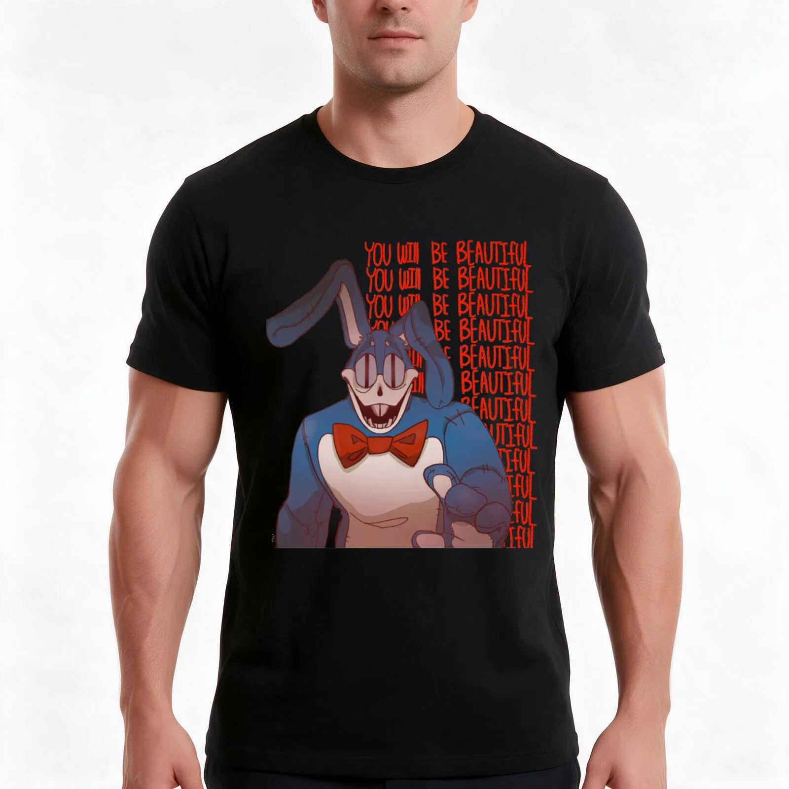 The Walten Files Characters T-Shirt, Summer Casual Cotton Tee, Oversized Streetwear Tops, Vintage Graphic Print, 100% Cotton