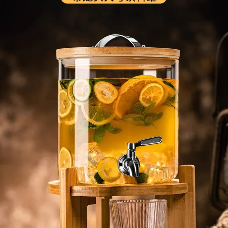 

Coke barrel, glass sparkling wine bottle, mixologist with faucet, fruit tea barrel, can, juice barrel, container