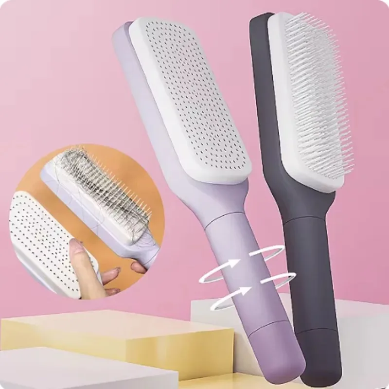 

Rotating Lifting Hair Comb Telescopic Massage Comb Air Cushion Airbag Comb Women's Anti-static Hair Comb Easy To Clean