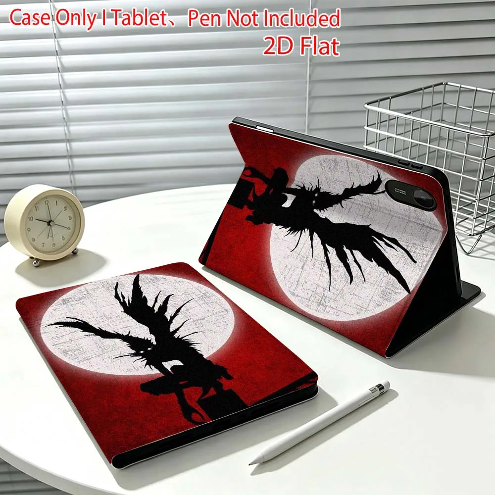 Anime Death Note Fashion For Xiaomi Poco Redmi Pad 8 2 4 C1 6 6S 7 7S SE 9.7 14 11 11.2 Inch Pen Tray Tablet Case