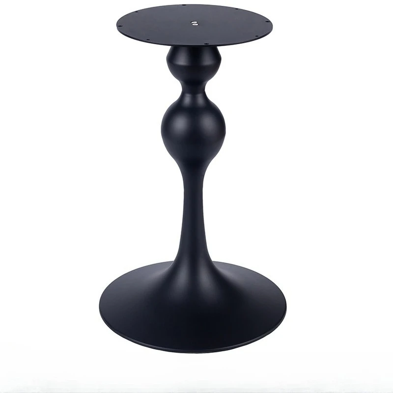 European Coffee Table Furniture Legs Vintage Iron Pedestal Base Gourd Shape Table Stand Marble Top Support Accessories