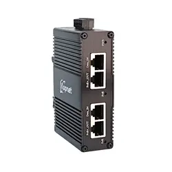 Injetor PoE Industrial com Adaptador, Gigabit, 2 Portas, 30W, IEEE 802.3at Endurecido, Midspan PoE 48V, 12-48V, DC, 12-36 Entrada CA