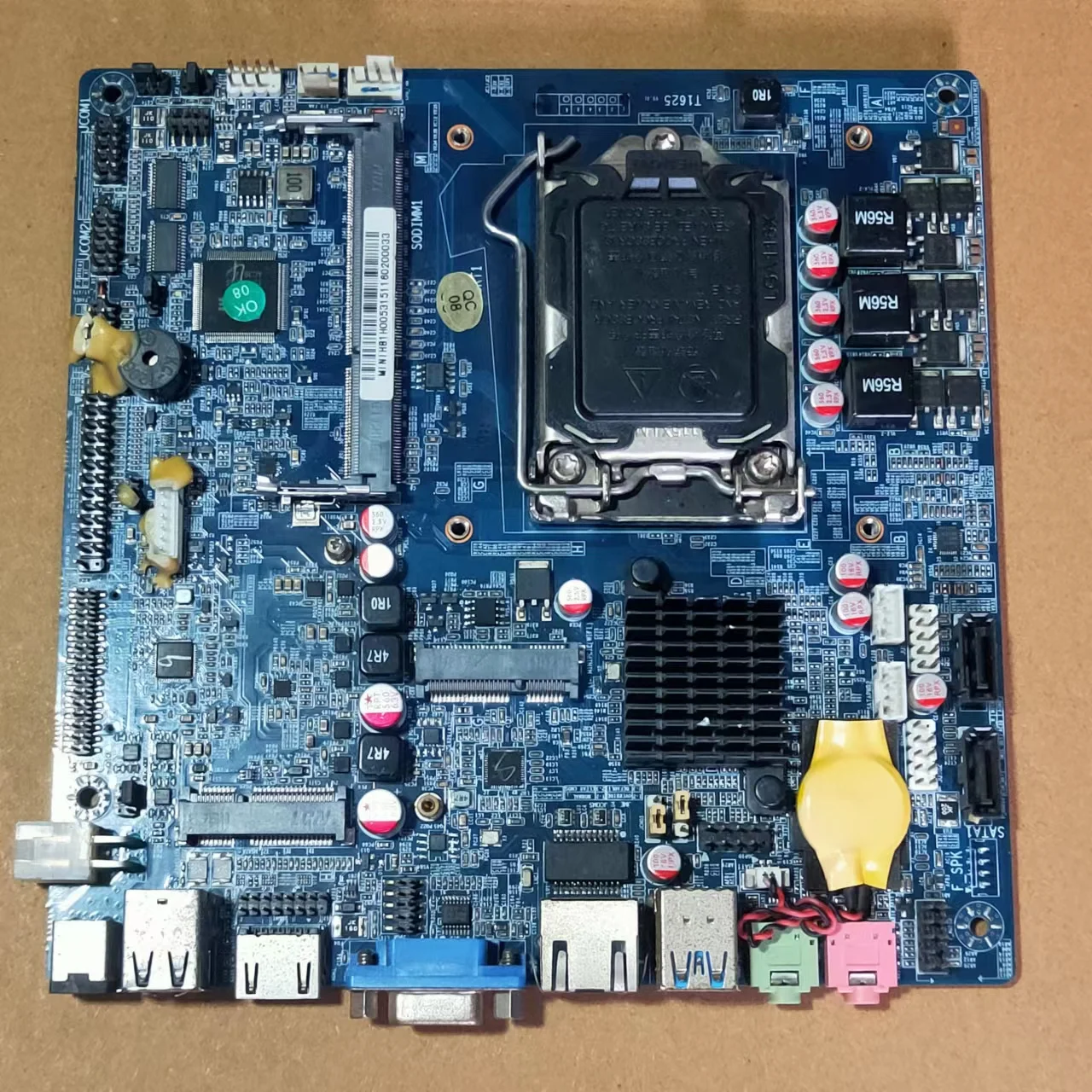 

For T1625 LEB-S28H Industrial Control 17 * 17 Main Board /DDR3/Gigabit Network Interface Card Integrated Machine,