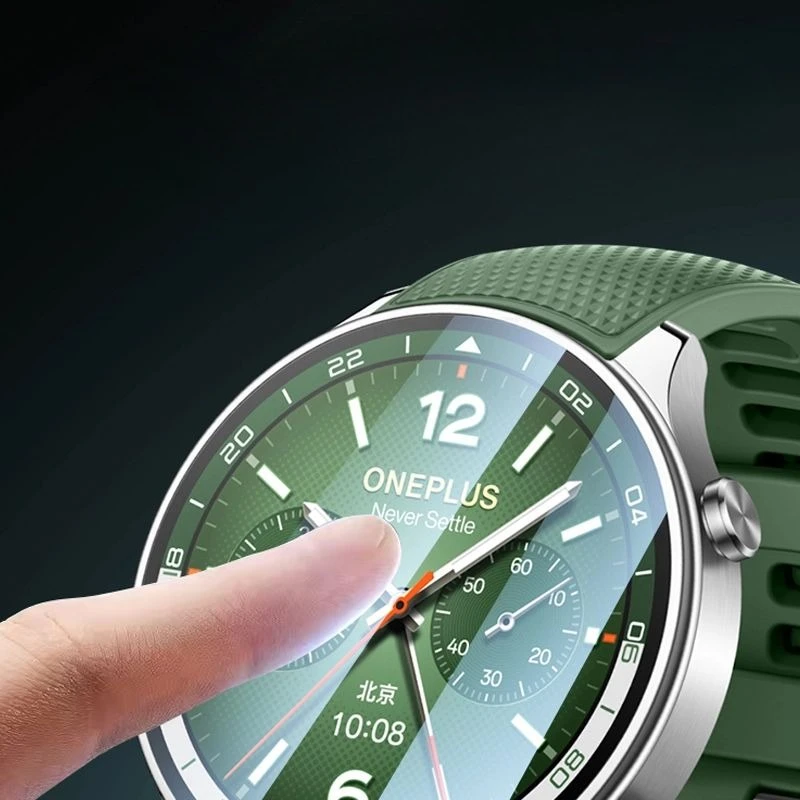Clera Tempered Glass For Oneplus Watch 2 1+Watch2 Screen Protector Protective Glass Film With Locator Installation