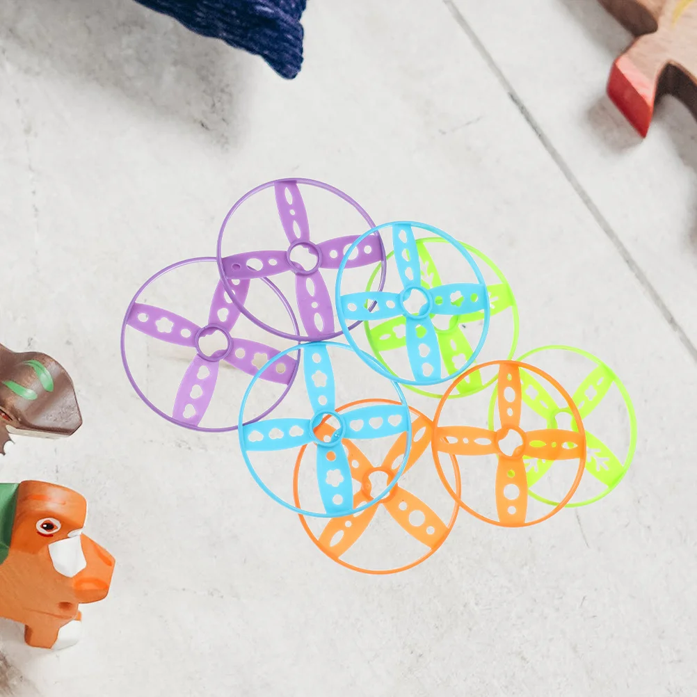 24개 플라스틱 플라잉 디스크 세트, 내구성 있는 야외 스포츠 게임, 어린이 해변 활동 디스크 세트