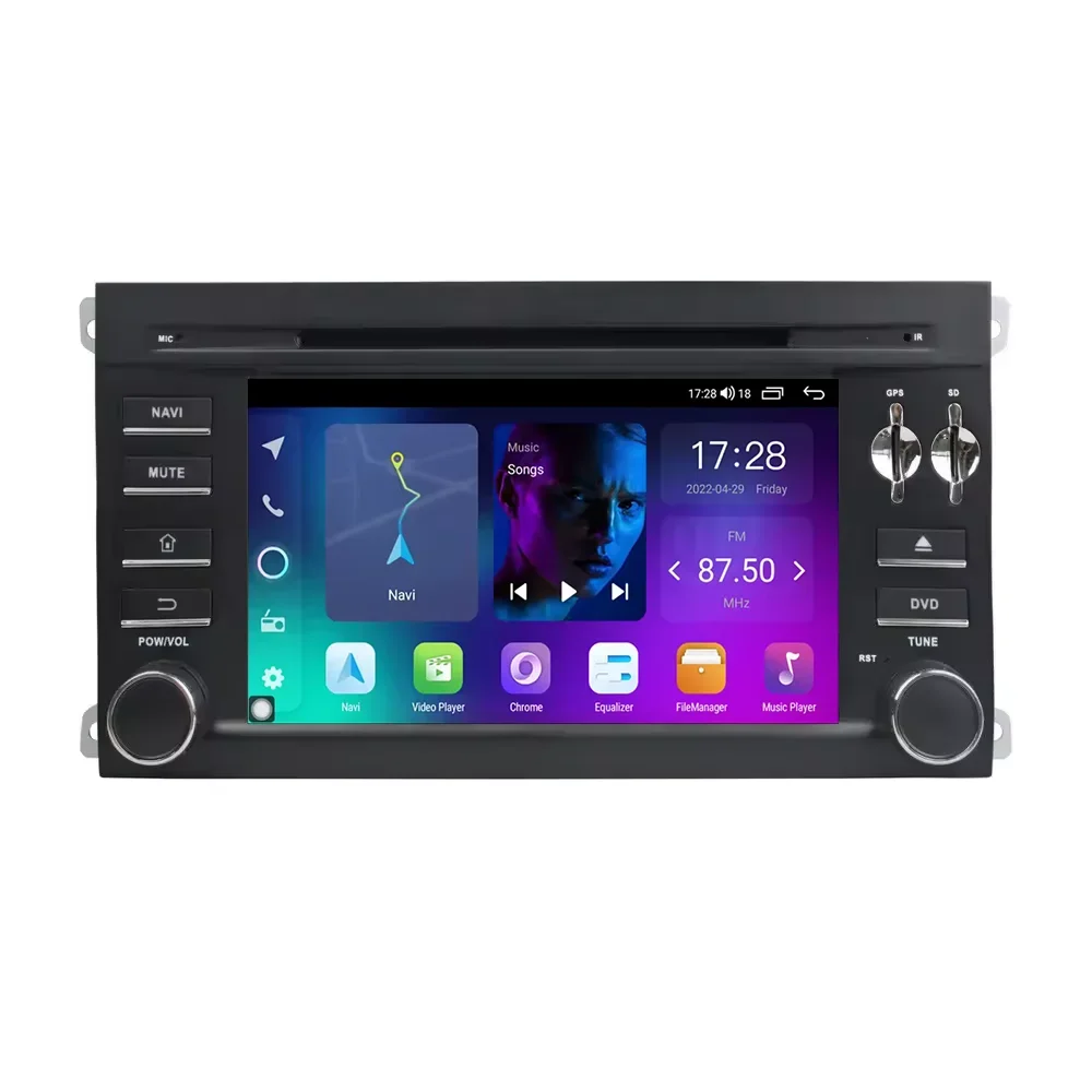 

2Din Android Car Radio 7'' 2k Smart Screen Car Dvd Player With Navigation GPS FM DSP Wireless Wifi For Cayenne 2003-2010