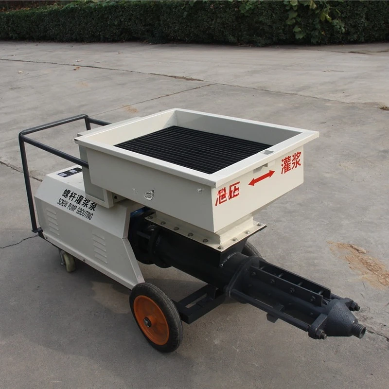 Speed Regulation Grouting Tikes  Machines High-pressure Hand Operate Cement  Small Waterproof Screw  for Cement
