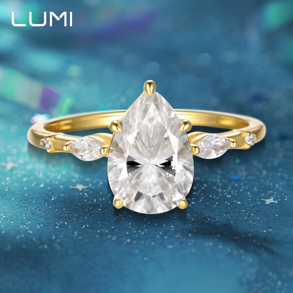 

Женское кольцо с муассанитом 2 карата и пасьянсом из стерлингового серебра 925 пробы, обручальное кольцо, свадебные украшения, юбилей