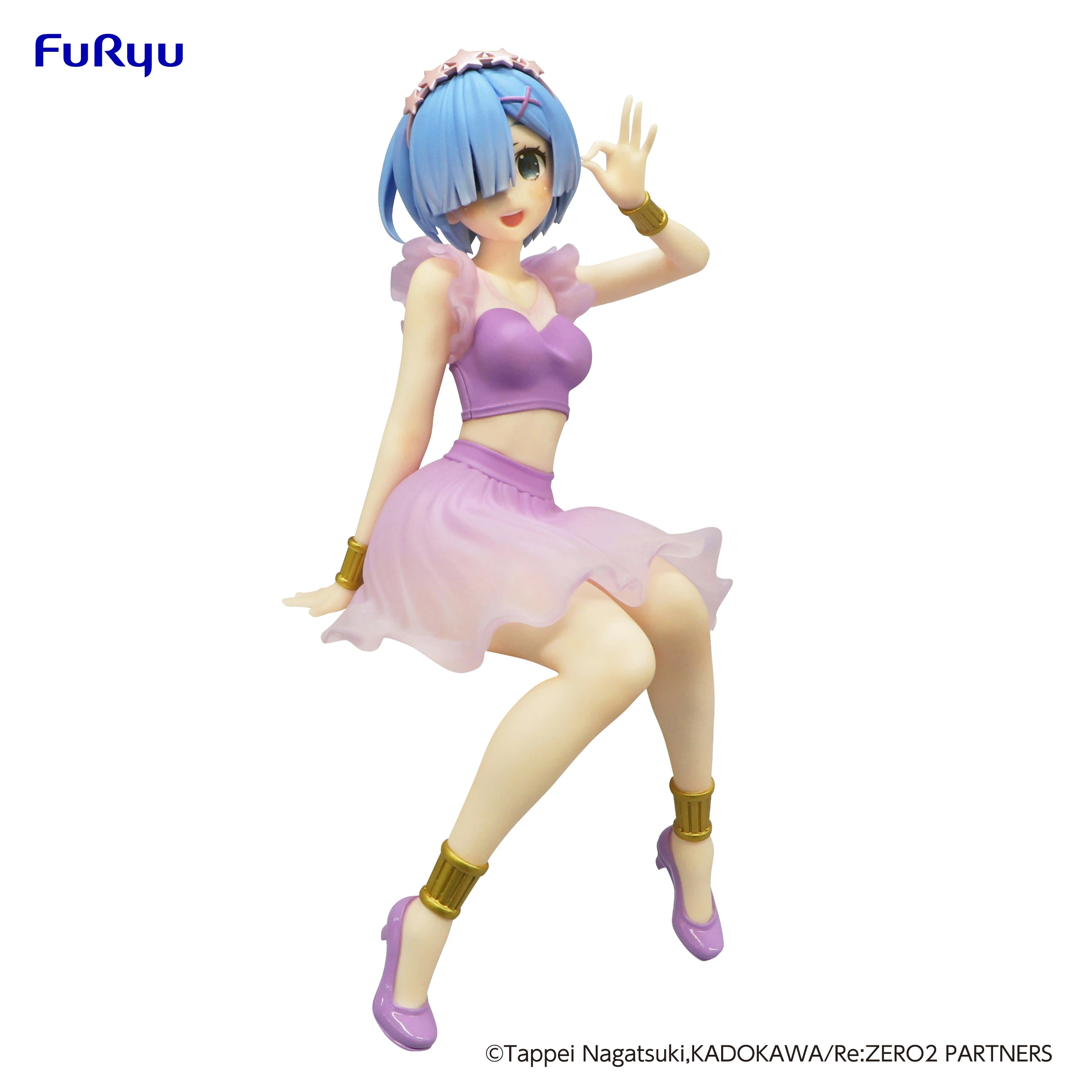 Original FURYU Prize Figure Re:Life in a different world from zero Rem Noodle Stopper Figure - Twinkle Party Ver.