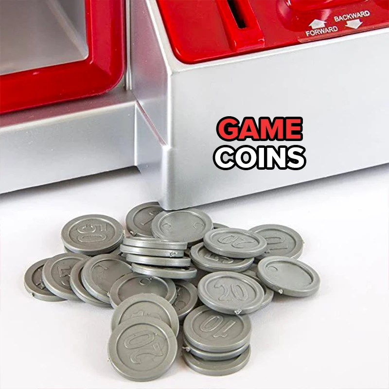 

Candy Crabber Mini Doll Claw Machine Electric Claw Machine with Candy Music Coin Indoor Game Birthday Christmas Gifts Girls Boys