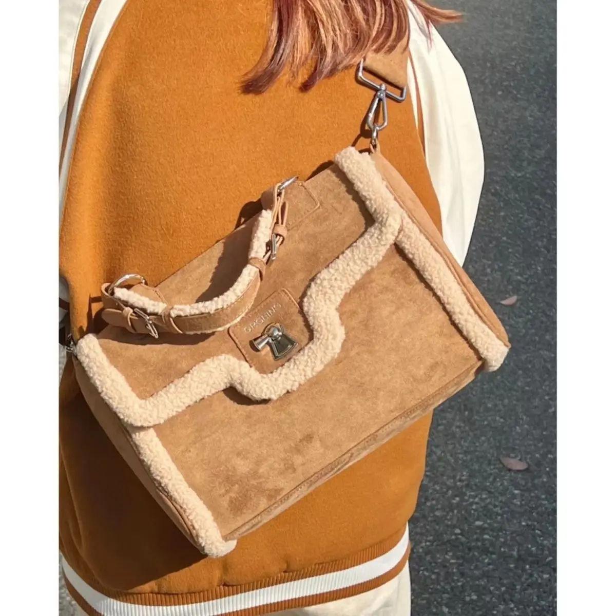 JIAERDI Vintage Brown Tote Bag Women Autumn Winter New Handle Large Capacity Shoulder Bag Female Casual Crossbody Bags Briefcase