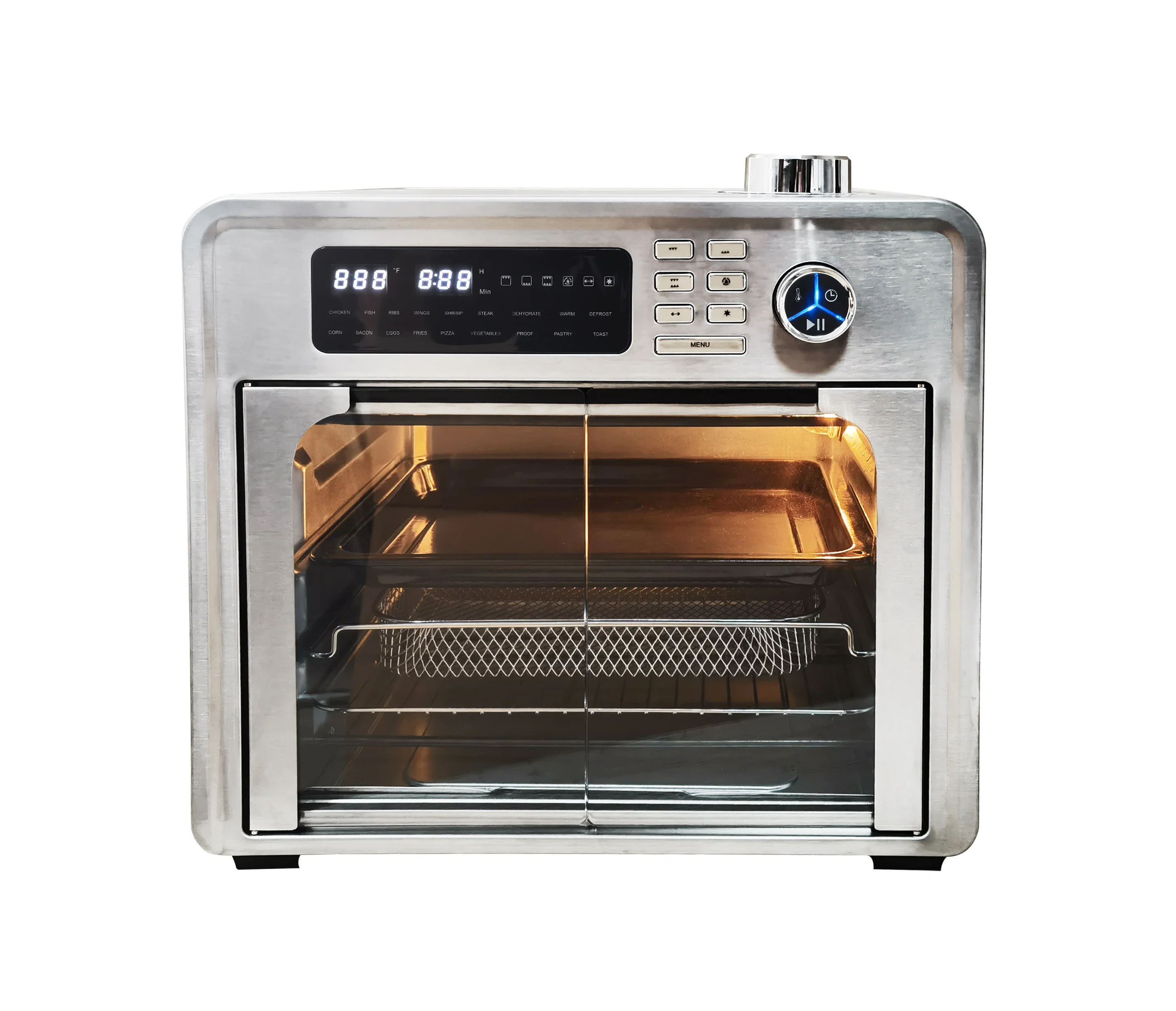 2023 new design electric home oven for bakery 28L 1700w oil free Air fryer oven