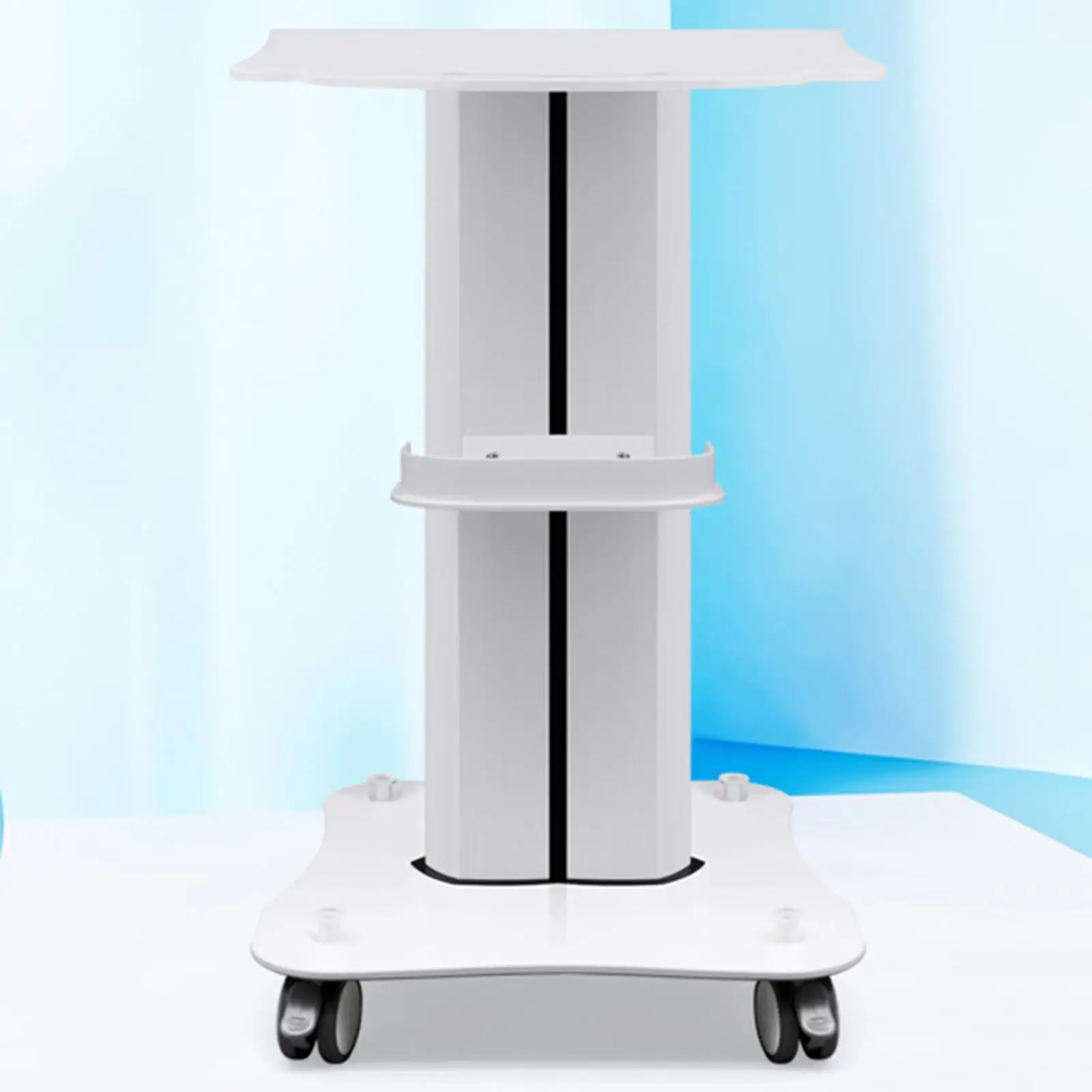 

Salon Trolley Cart on Wheels,Beauty Salon Trolley Cart, 2 Tiers Rolling cart